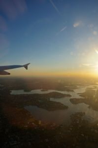 Flying into Sydney